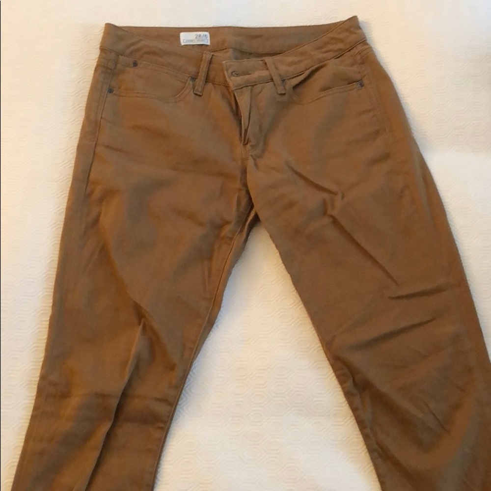 Gap khaki skinny jeggings